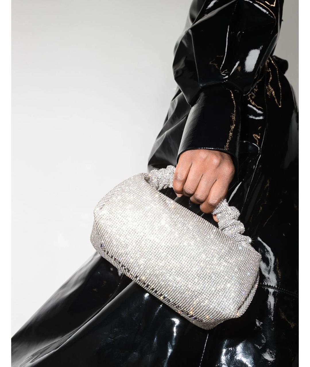 ALEXANDER WANG Серебряная сумка с короткими ручками, фото 5