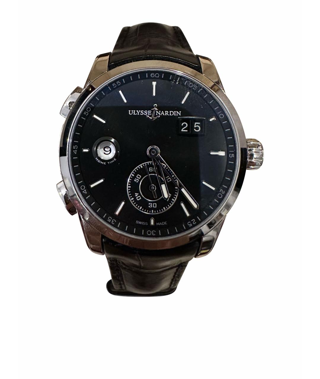 Ulysse Nardin Черные стеклянные часы, фото 1