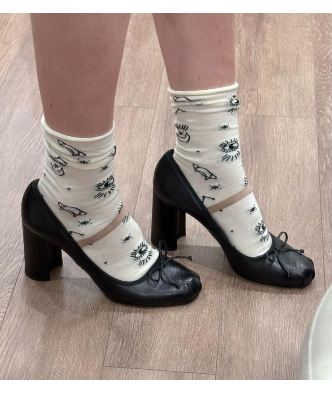 MIU MIU Черные кожаные туфли, фото 5