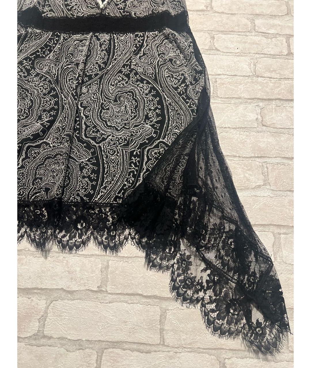 ERMANNO SCERVINO Черное хлопковое коктейльное платье, фото 6