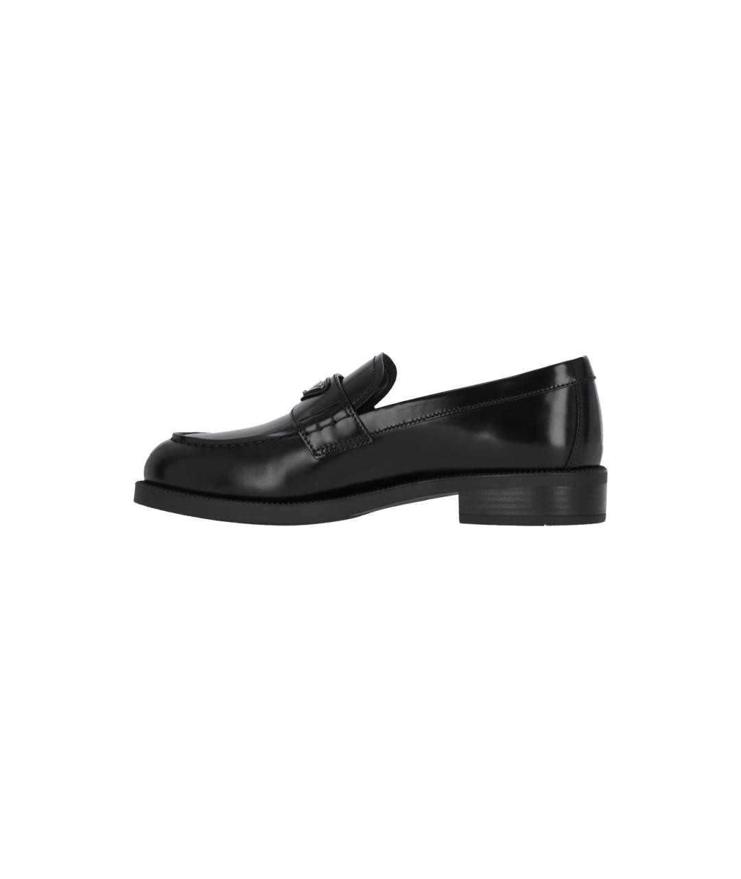 PRADA Черные кожаные лоферы, фото 3