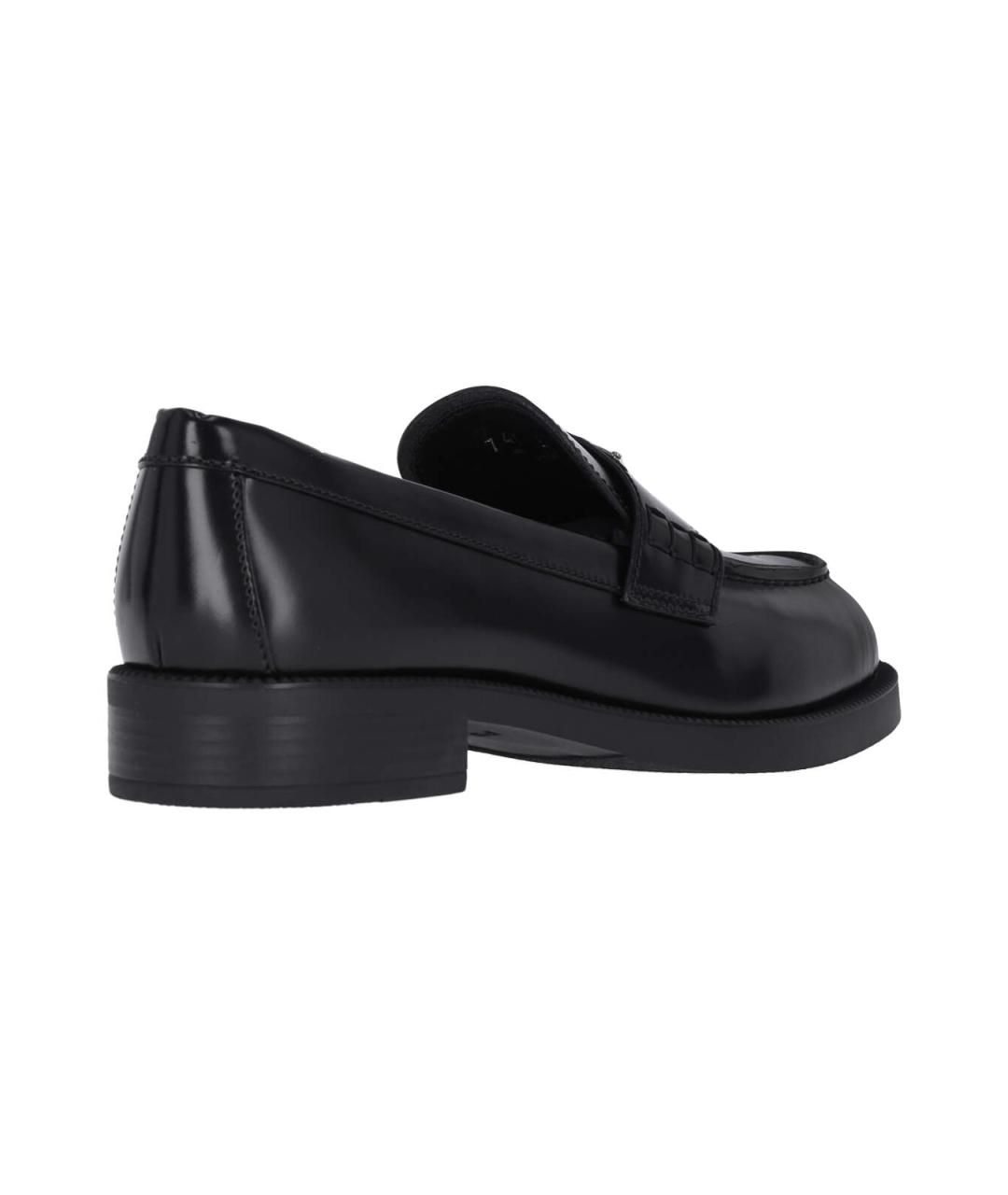 PRADA Черные кожаные лоферы, фото 4