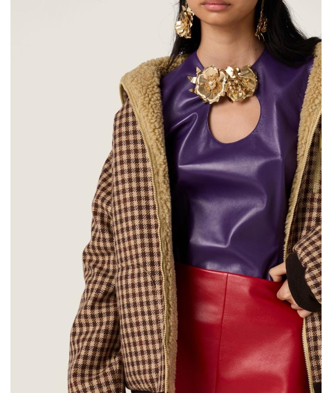 MIU MIU Коричневая куртка, фото 5