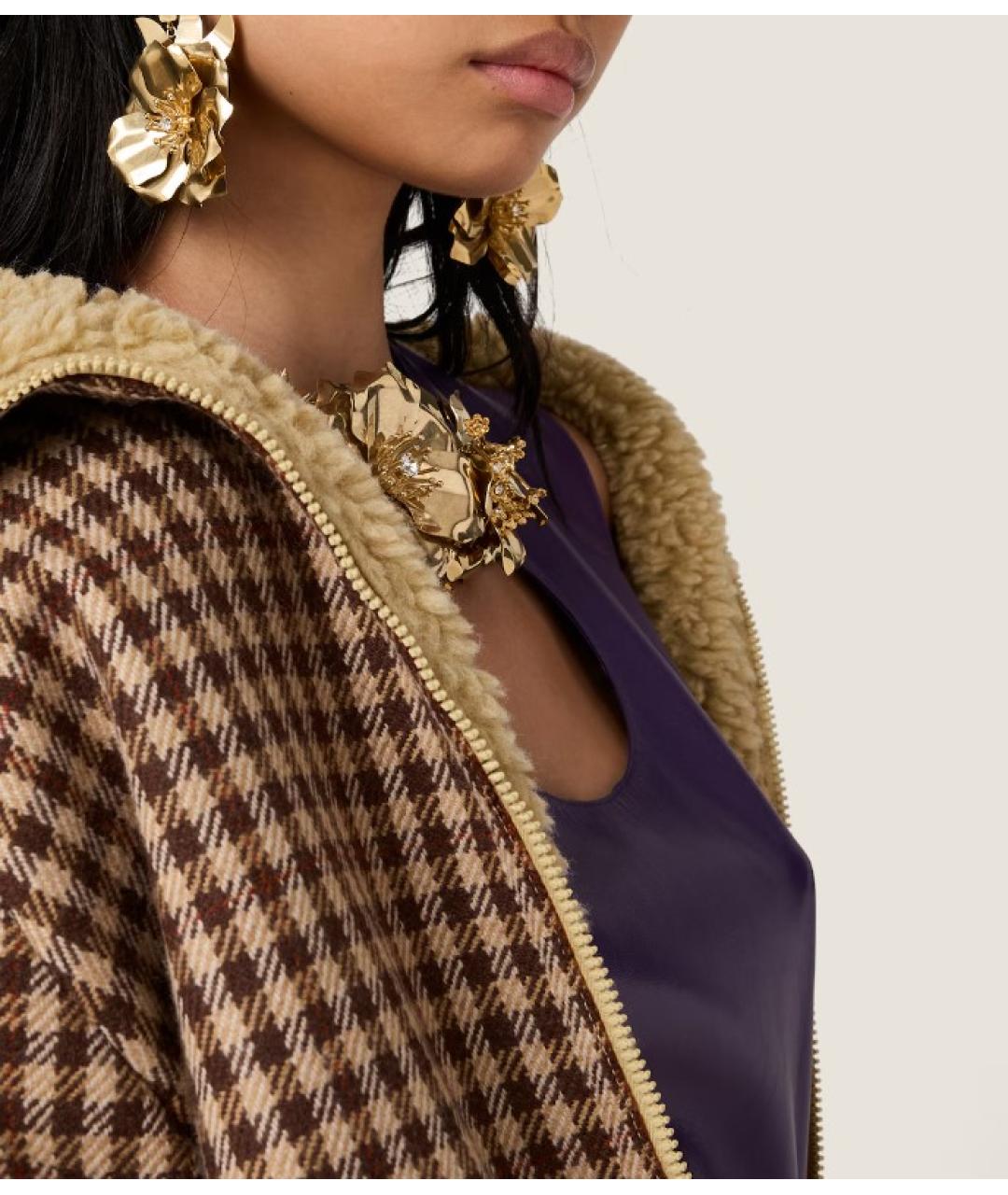MIU MIU Коричневая куртка, фото 4