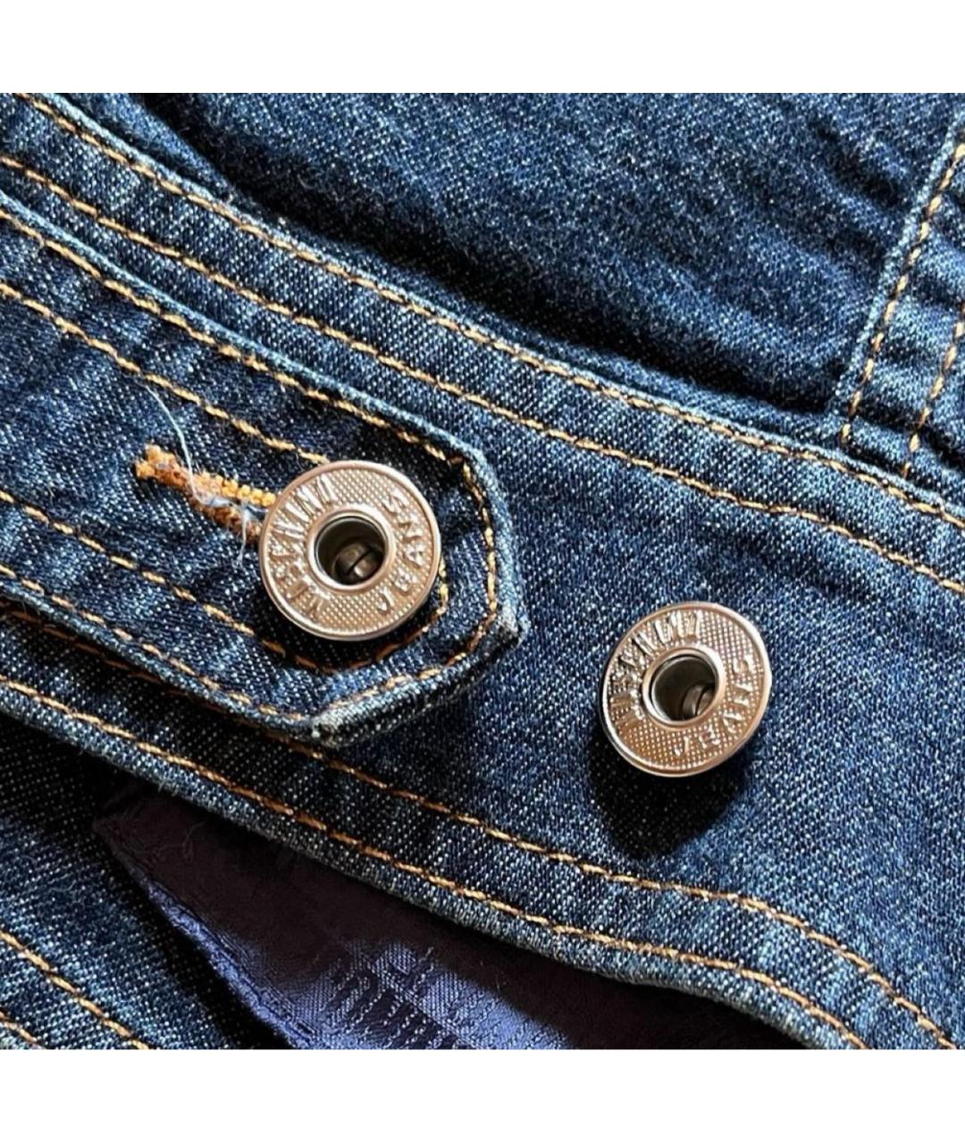 MOSCHINO Синяя деним куртка, фото 5