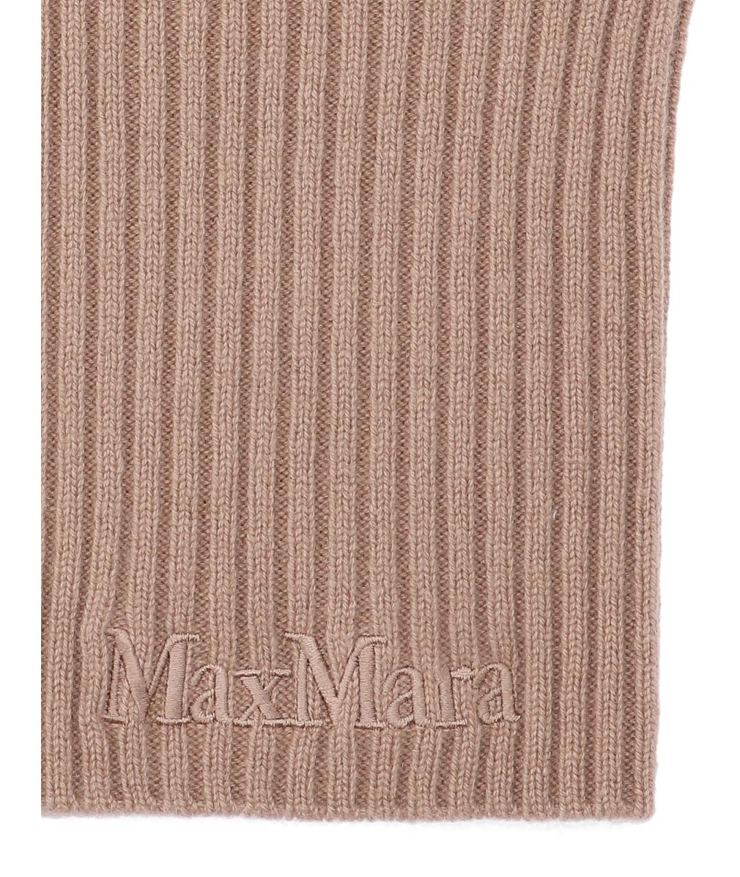 MAX MARA Коричневая кашемировая шапка, фото 3