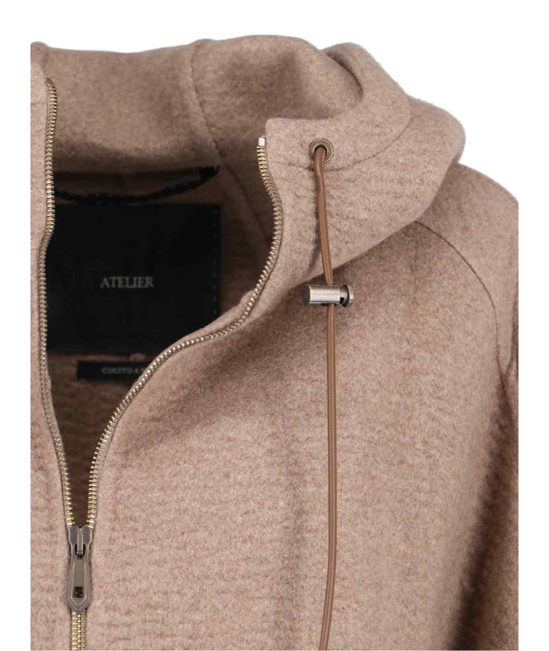 MAX MARA Бежевая кашемировая куртка, фото 3
