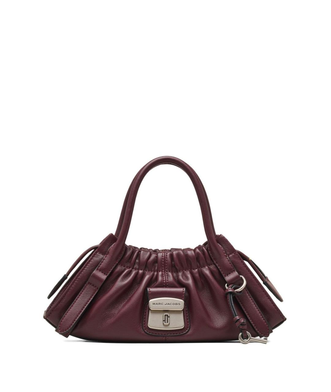MARC JACOBS Бордовая кожаная сумка тоут, фото 1