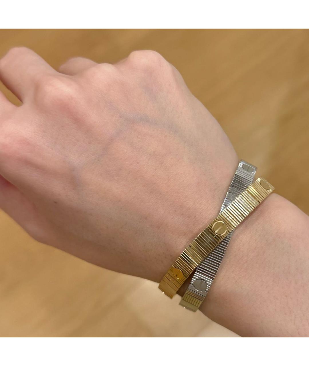 CARTIER Белый браслет из белого золота, фото 4