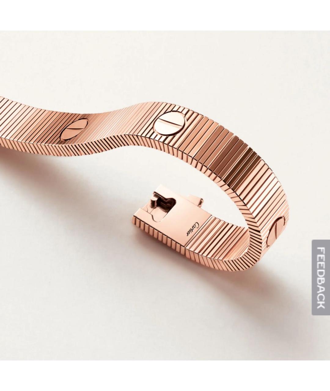 CARTIER Розовый браслет из розового золота, фото 2