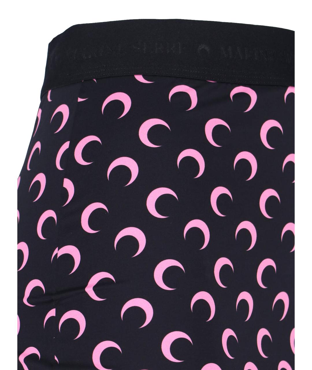 MARINE SERRE Черная полиамидовая юбка миди, фото 4