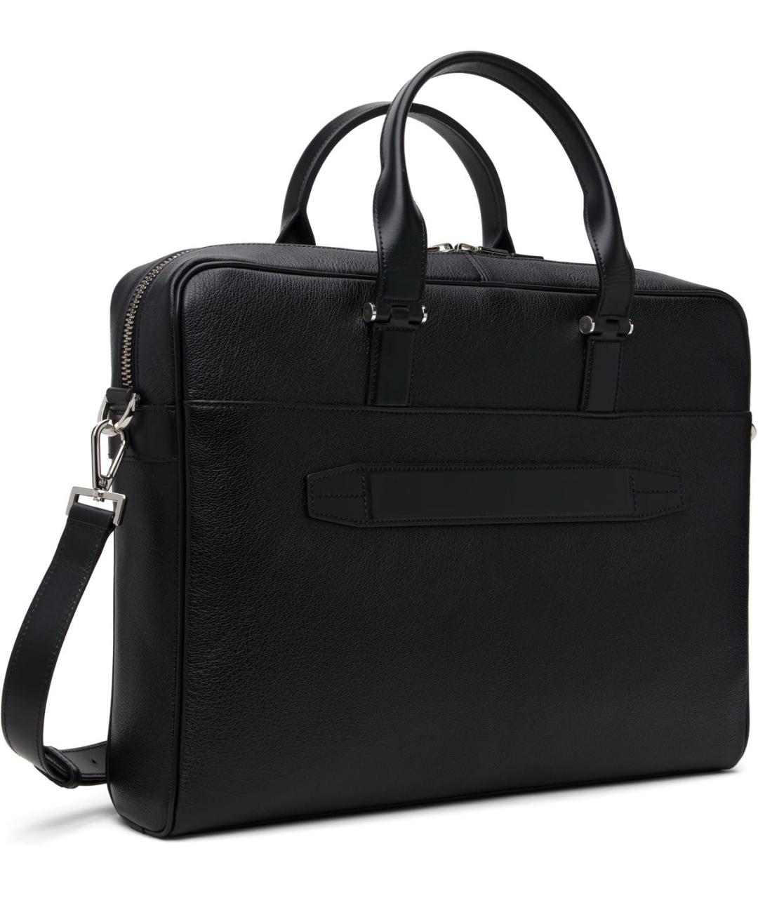 TOM FORD Черный кожаный портфель, фото 6