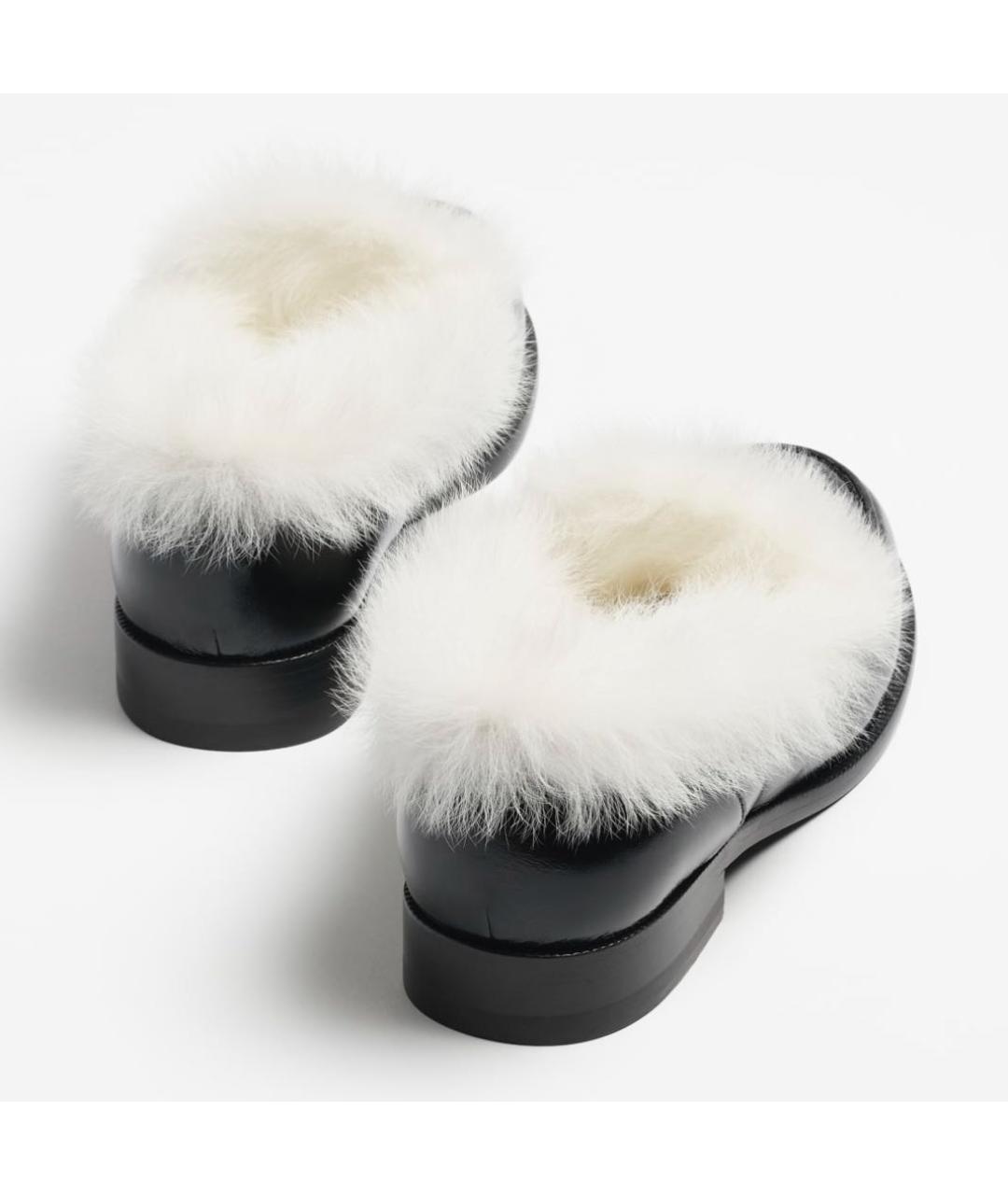 CHANEL Черные кожаные мокасины, фото 3