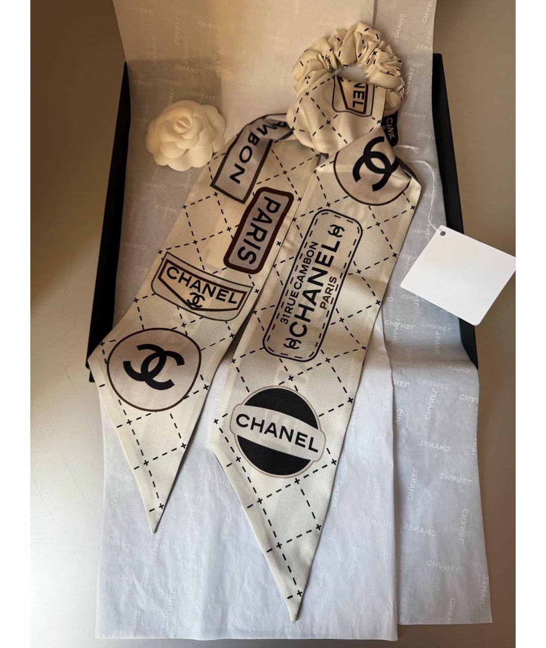 CHANEL Белая резинка, фото 5