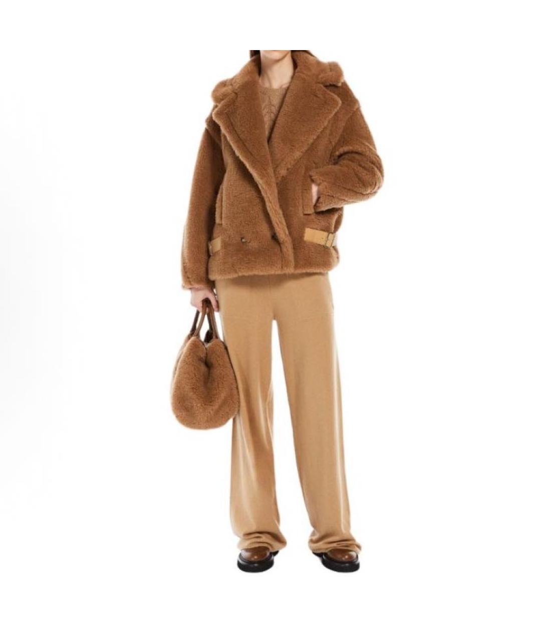 MAX MARA Коричневое пальто, фото 3