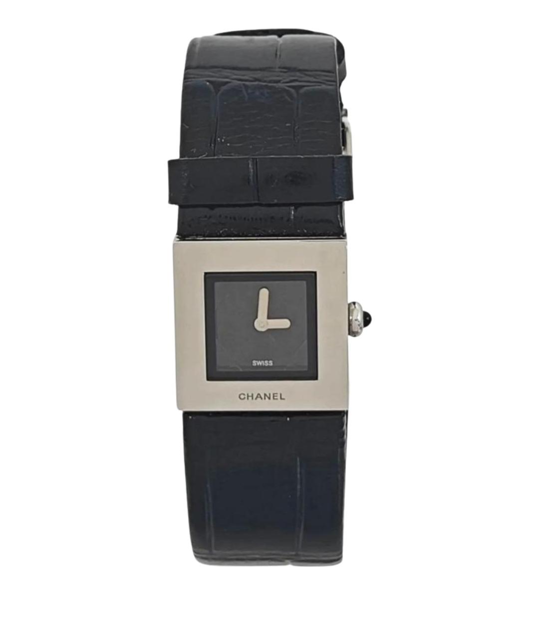 CHANEL Черные часы, фото 1