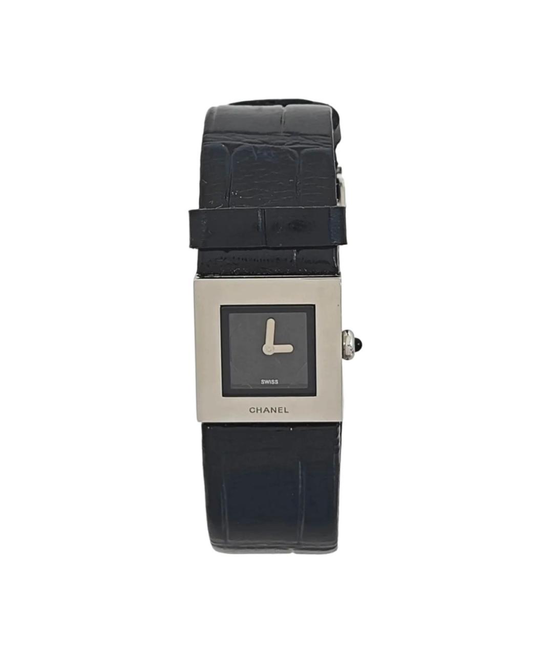CHANEL Черные часы, фото 7