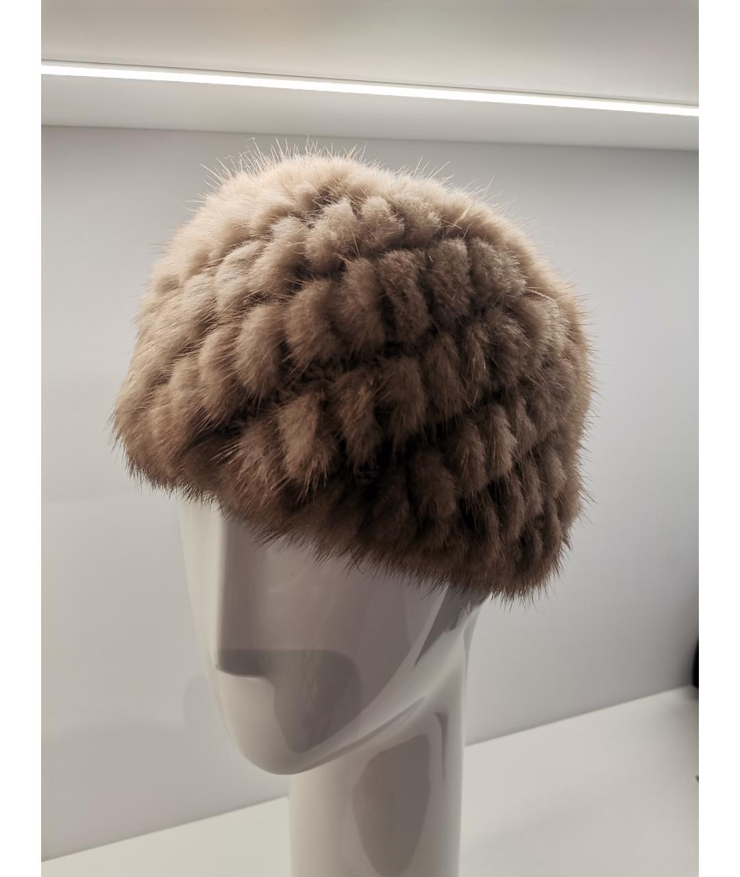 MAX MARA Бежевая повязка на голову, фото 7