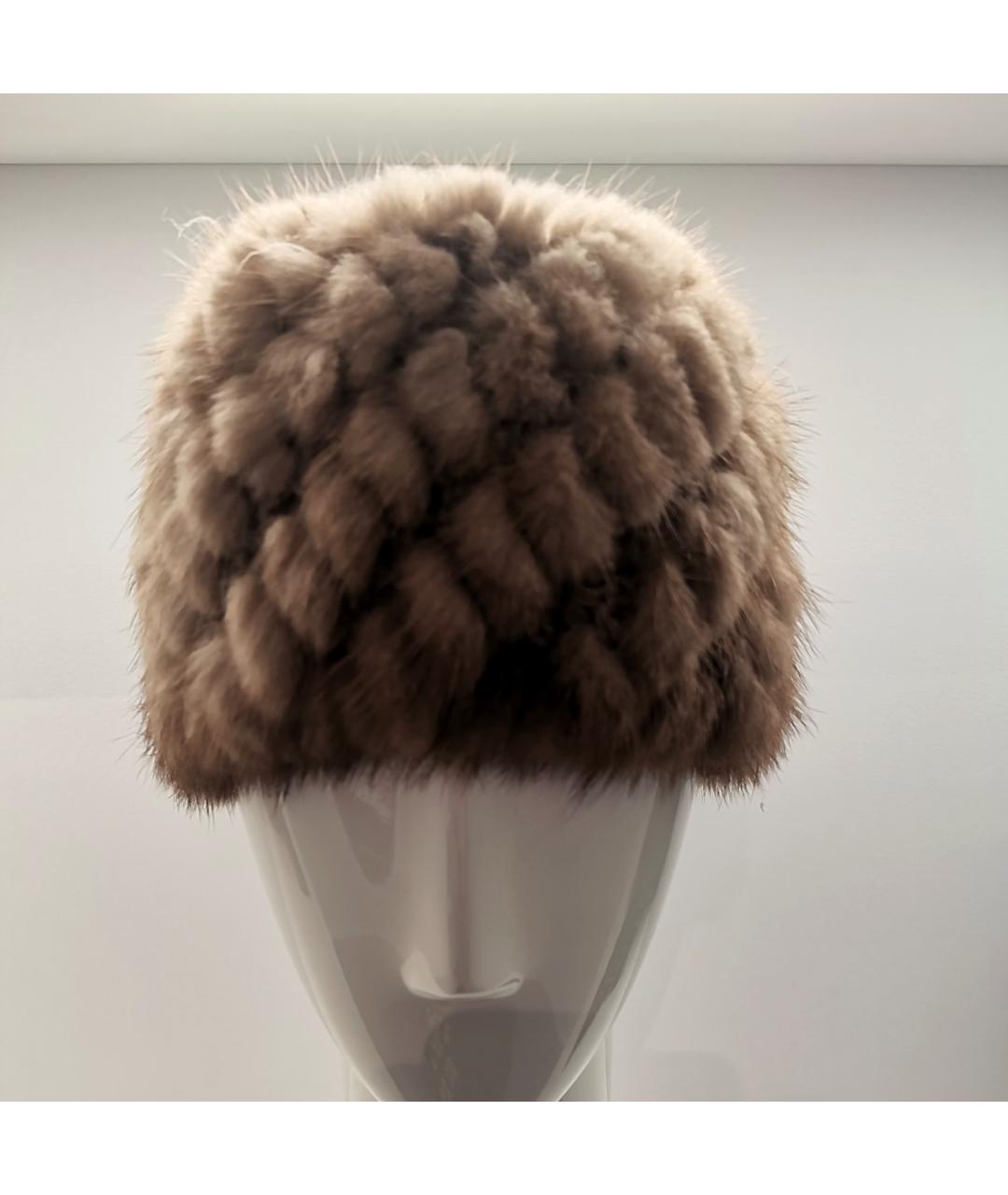 MAX MARA Бежевая повязка на голову, фото 2