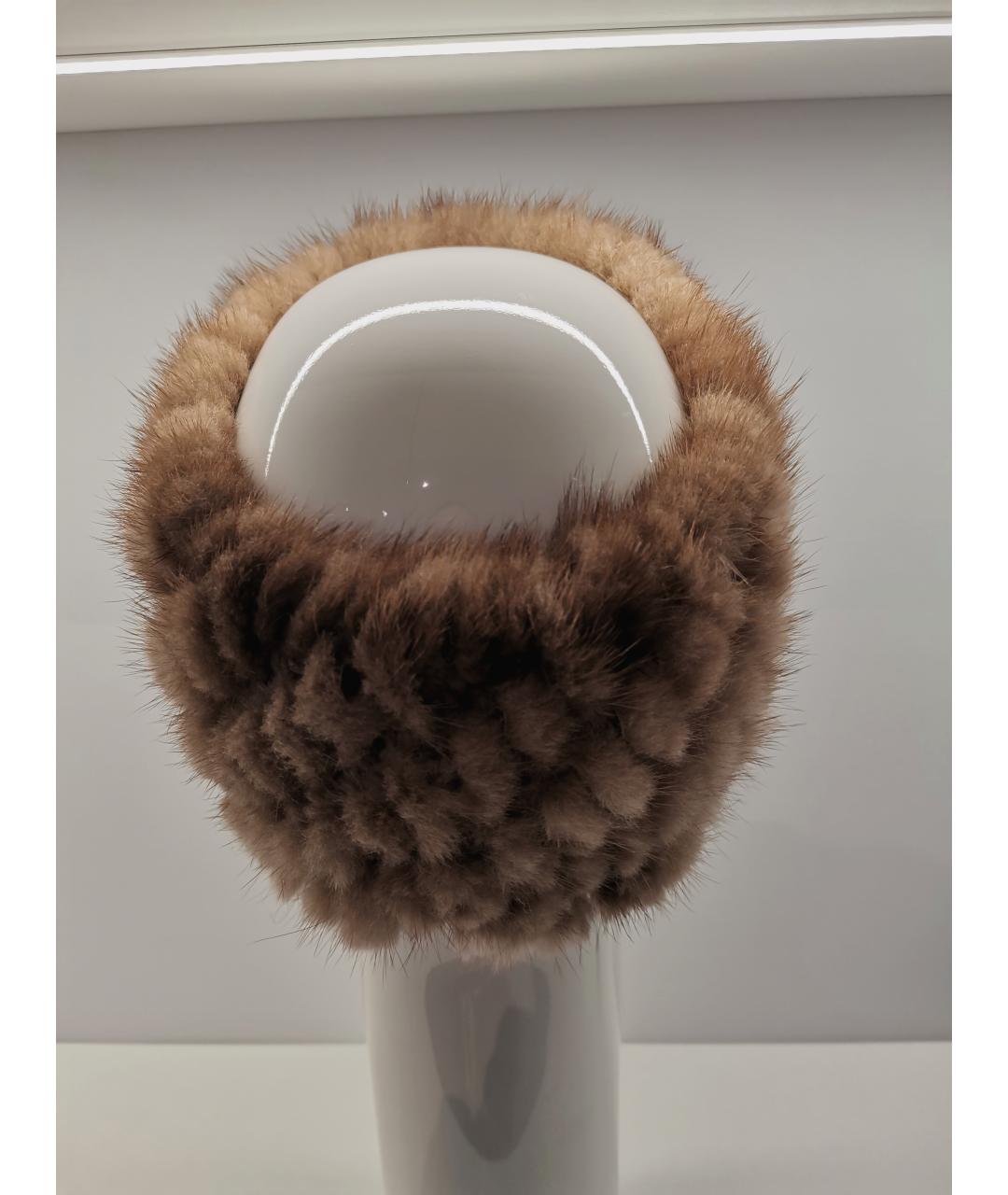 MAX MARA Бежевая повязка на голову, фото 3