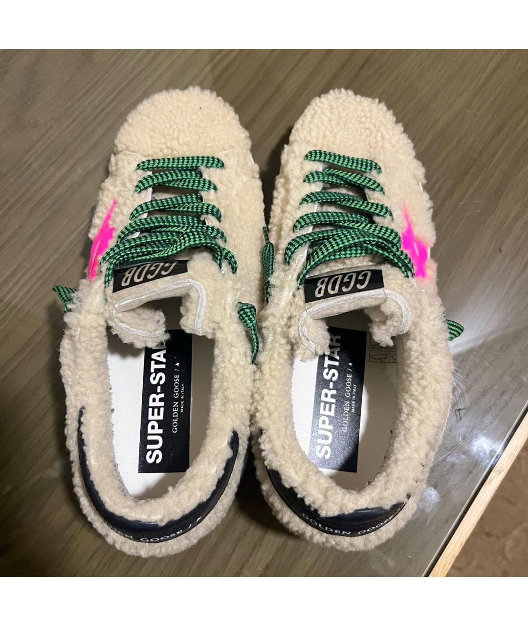 GOLDEN GOOSE DELUXE BRAND Бежевые кроссовки, фото 3