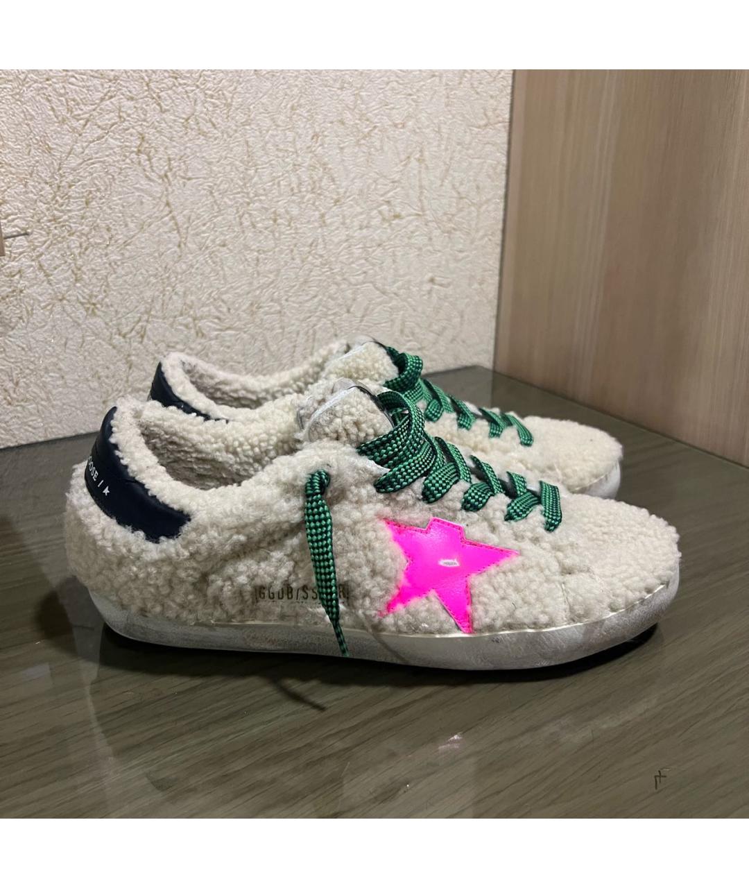 GOLDEN GOOSE DELUXE BRAND Бежевые кроссовки, фото 9