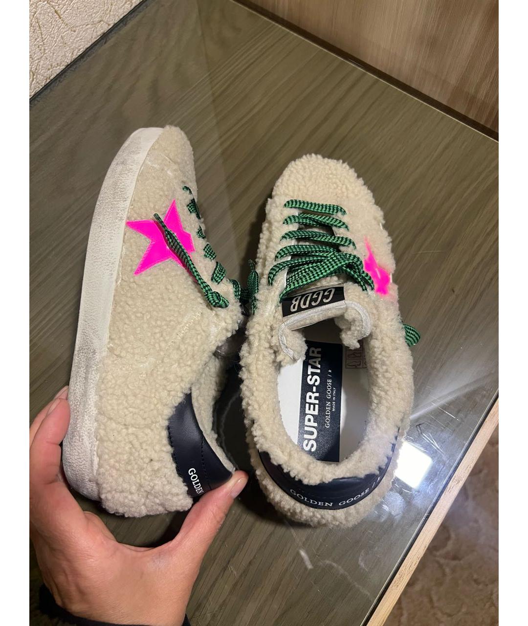 GOLDEN GOOSE DELUXE BRAND Бежевые кроссовки, фото 5