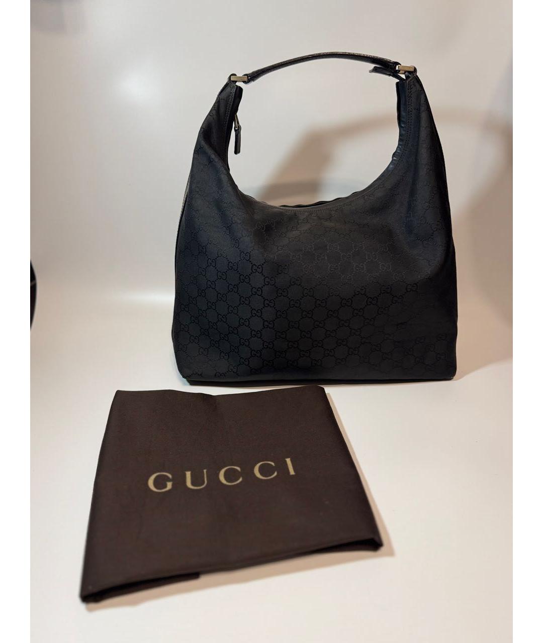 GUCCI Черная сумка тоут, фото 2