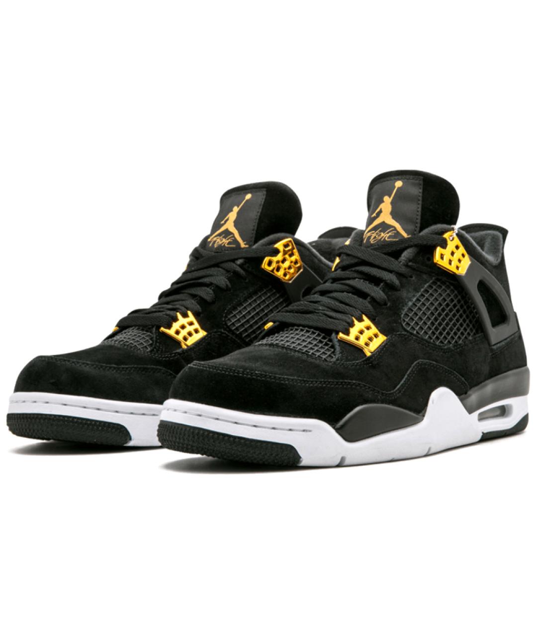 JORDAN Черные замшевые высокие кроссовки / кеды, фото 3