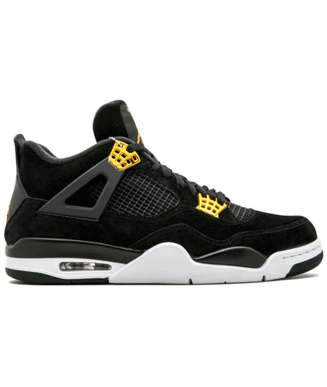 JORDAN Черные замшевые высокие кроссовки / кеды, фото 1