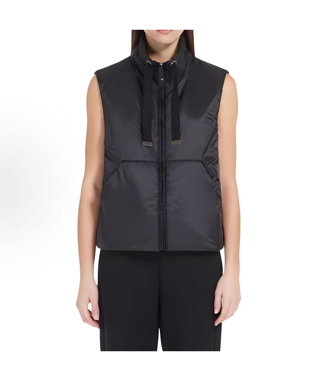 MAX MARA Черный жилет, фото 2