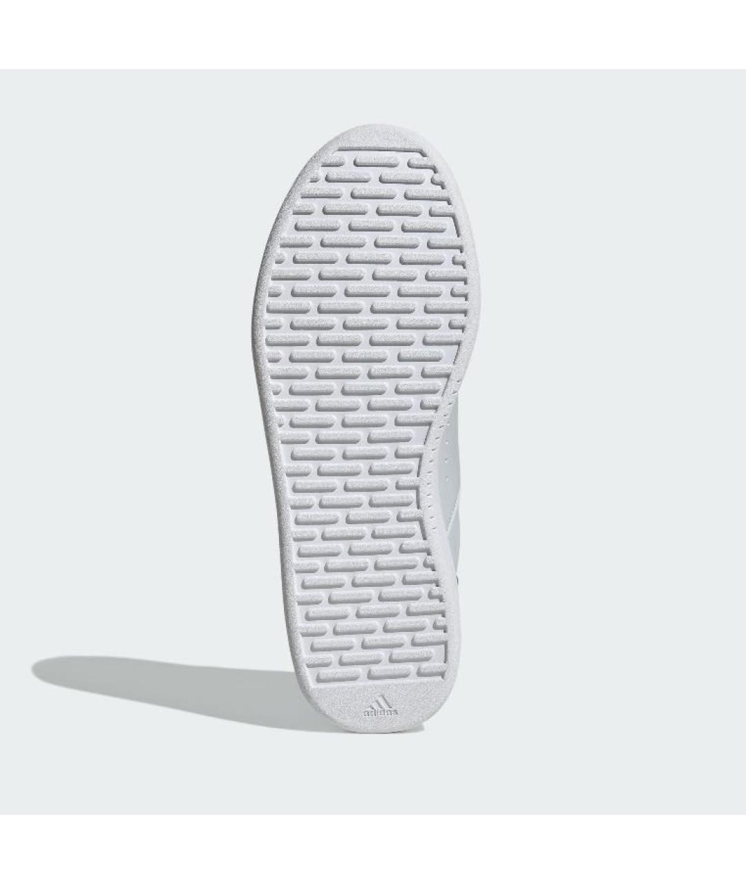 ADIDAS Серые кожаные низкие кроссовки / кеды, фото 3