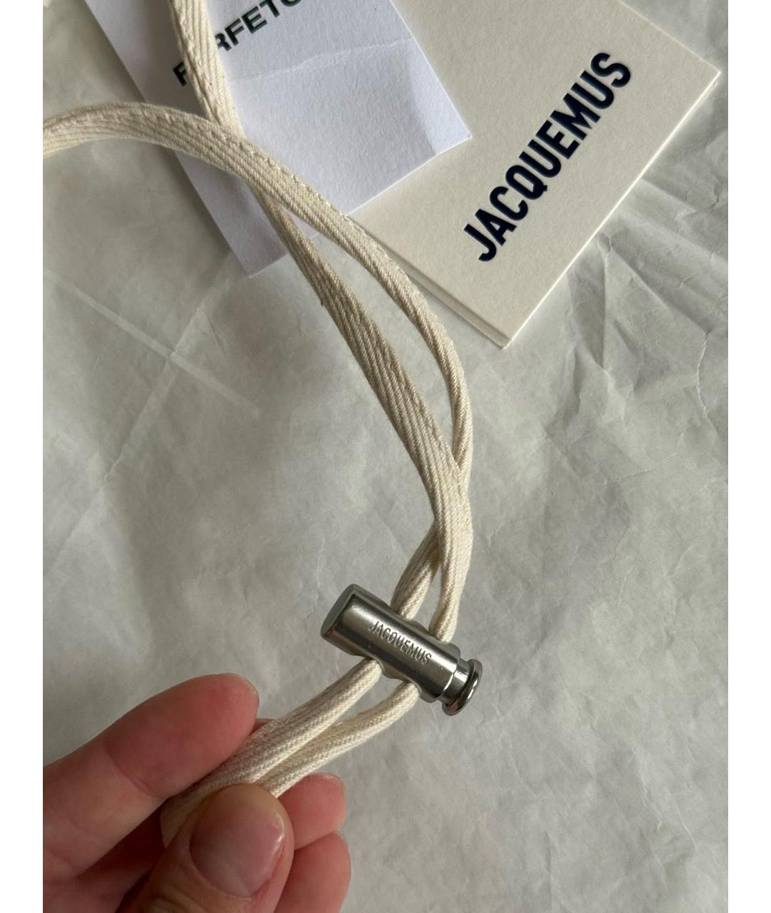 JACQUEMUS Бежевая хлопковая панама, фото 6
