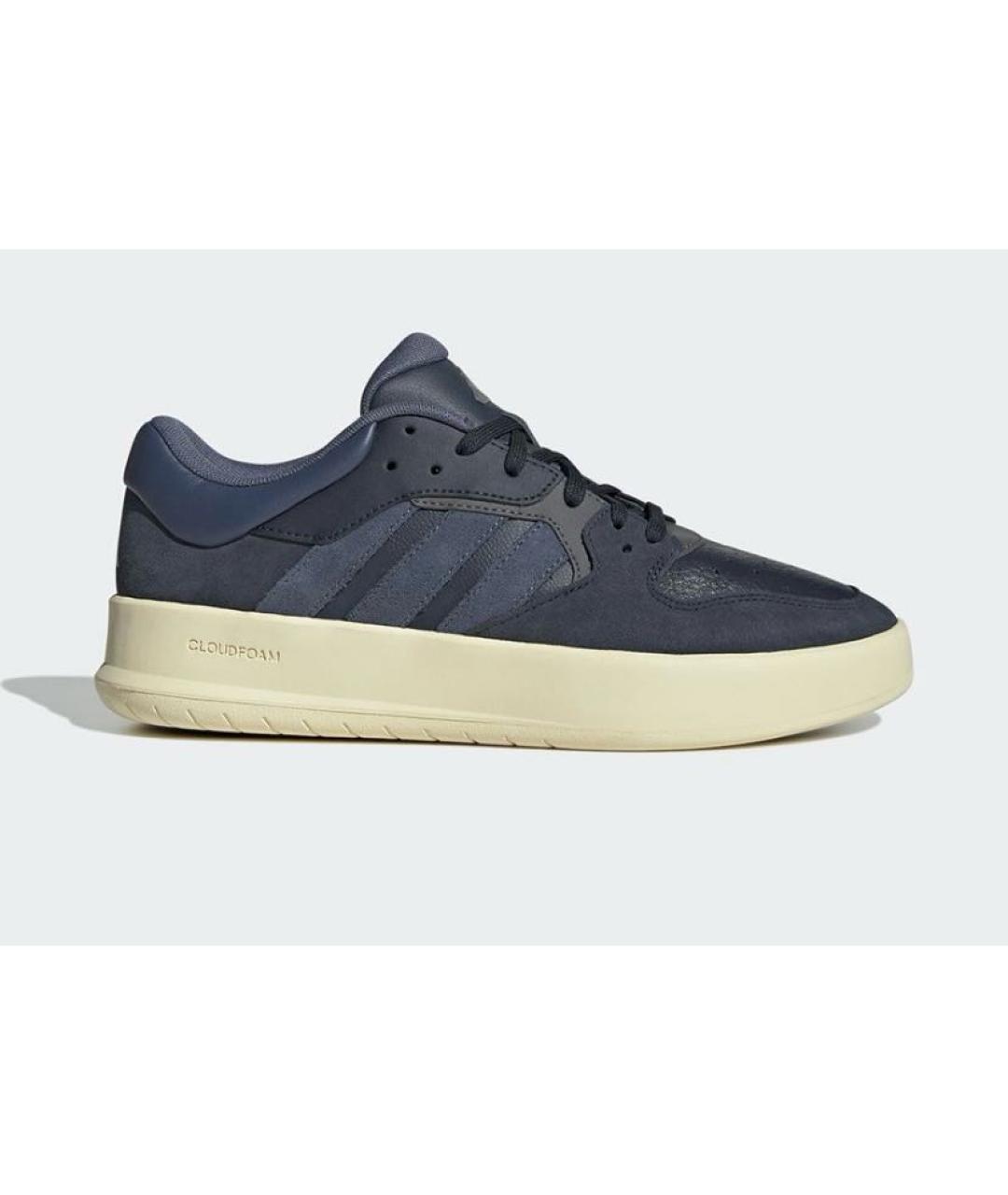 ADIDAS Темно-синие кожаные низкие кроссовки / кеды, фото 9
