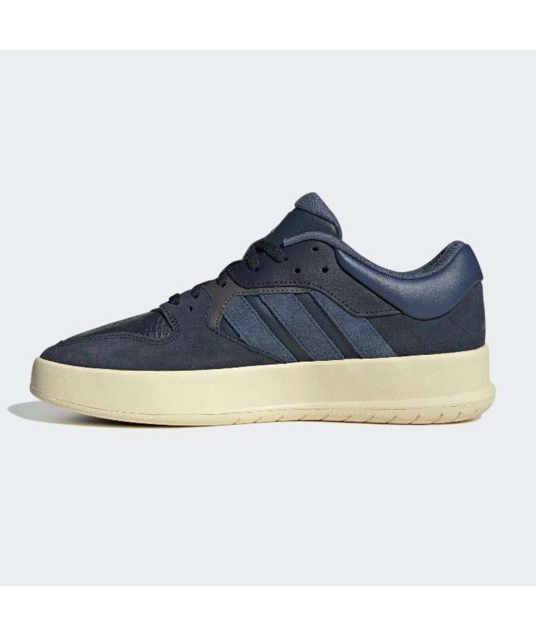 ADIDAS Темно-синие кожаные низкие кроссовки / кеды, фото 6