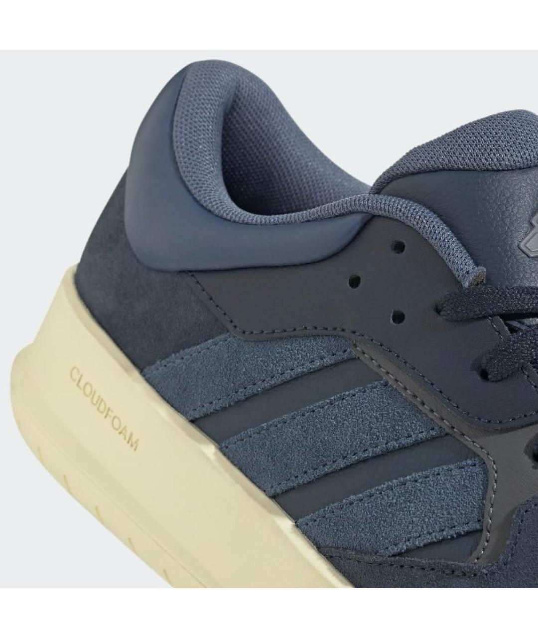 ADIDAS Темно-синие кожаные низкие кроссовки / кеды, фото 8