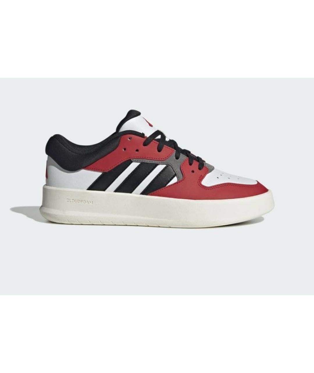 ADIDAS Красные кожаные низкие кроссовки / кеды, фото 7