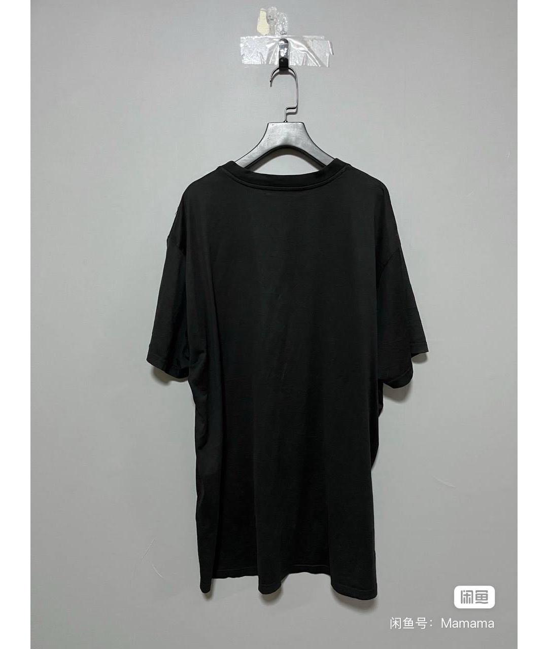 GIVENCHY Черная хлопковая футболка, фото 2