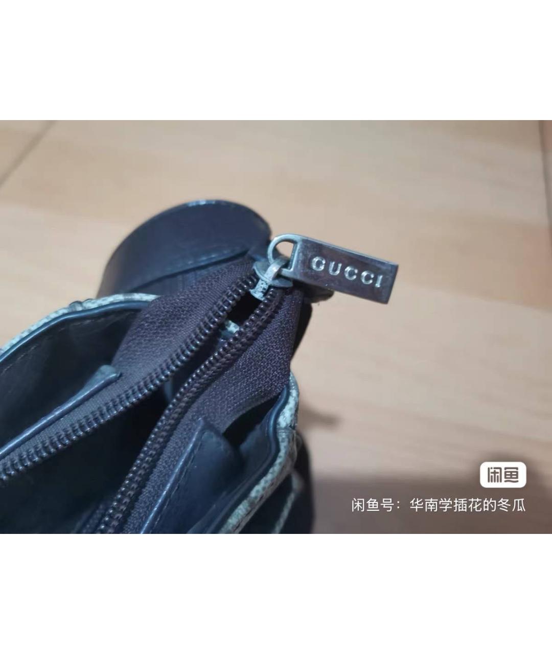GUCCI Бежевая кожаная сумка на плечо, фото 5