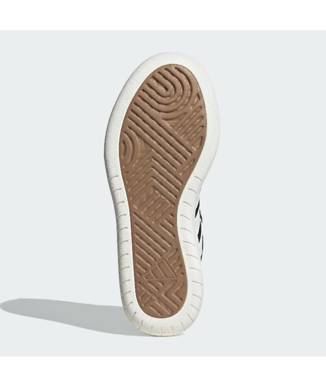 ADIDAS Черные кожаные низкие кроссовки / кеды, фото 3