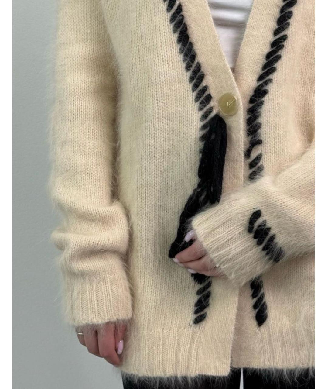 ALYSI Бежевый кардиган, фото 7