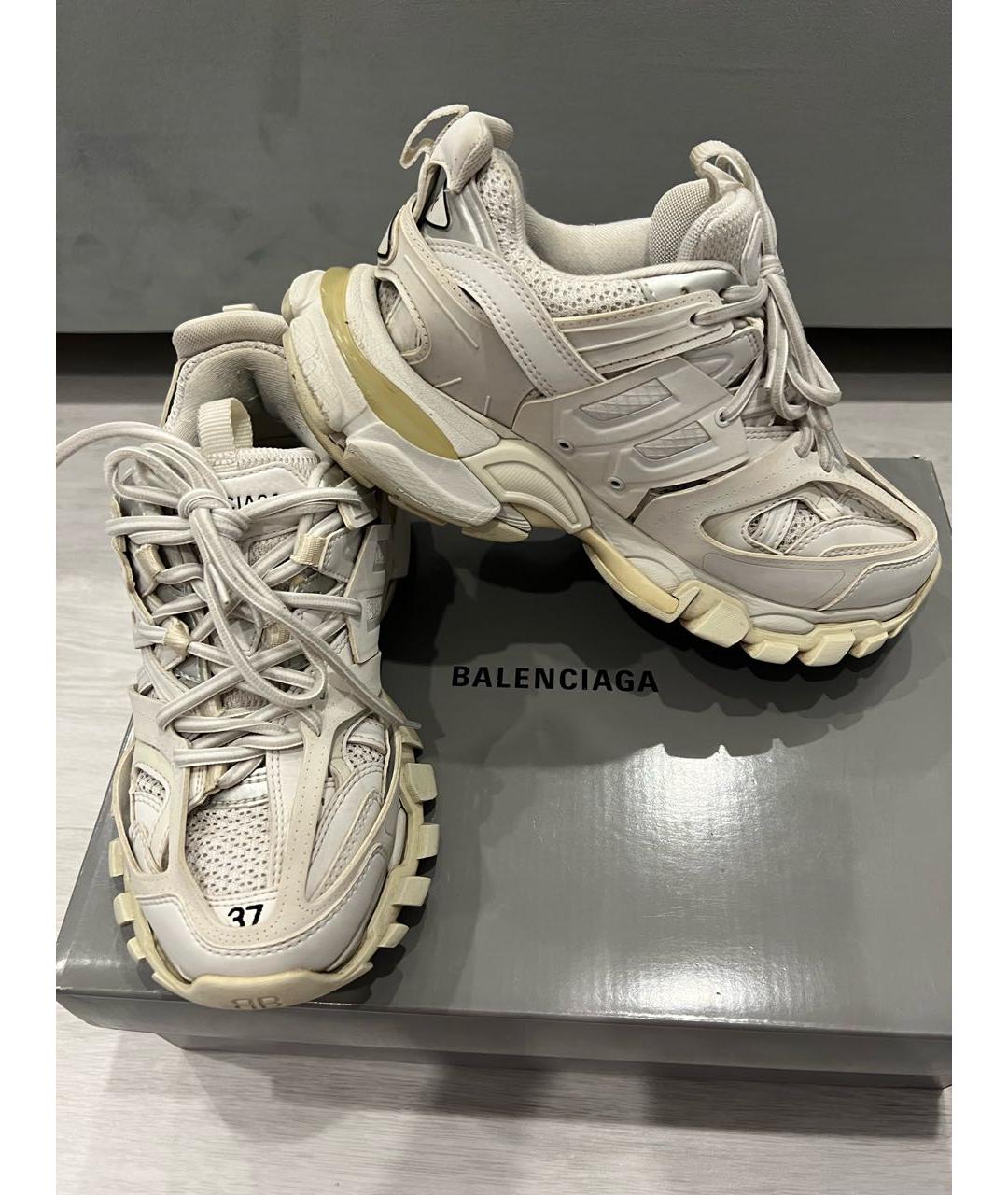 BALENCIAGA Бежевые кроссовки, фото 4