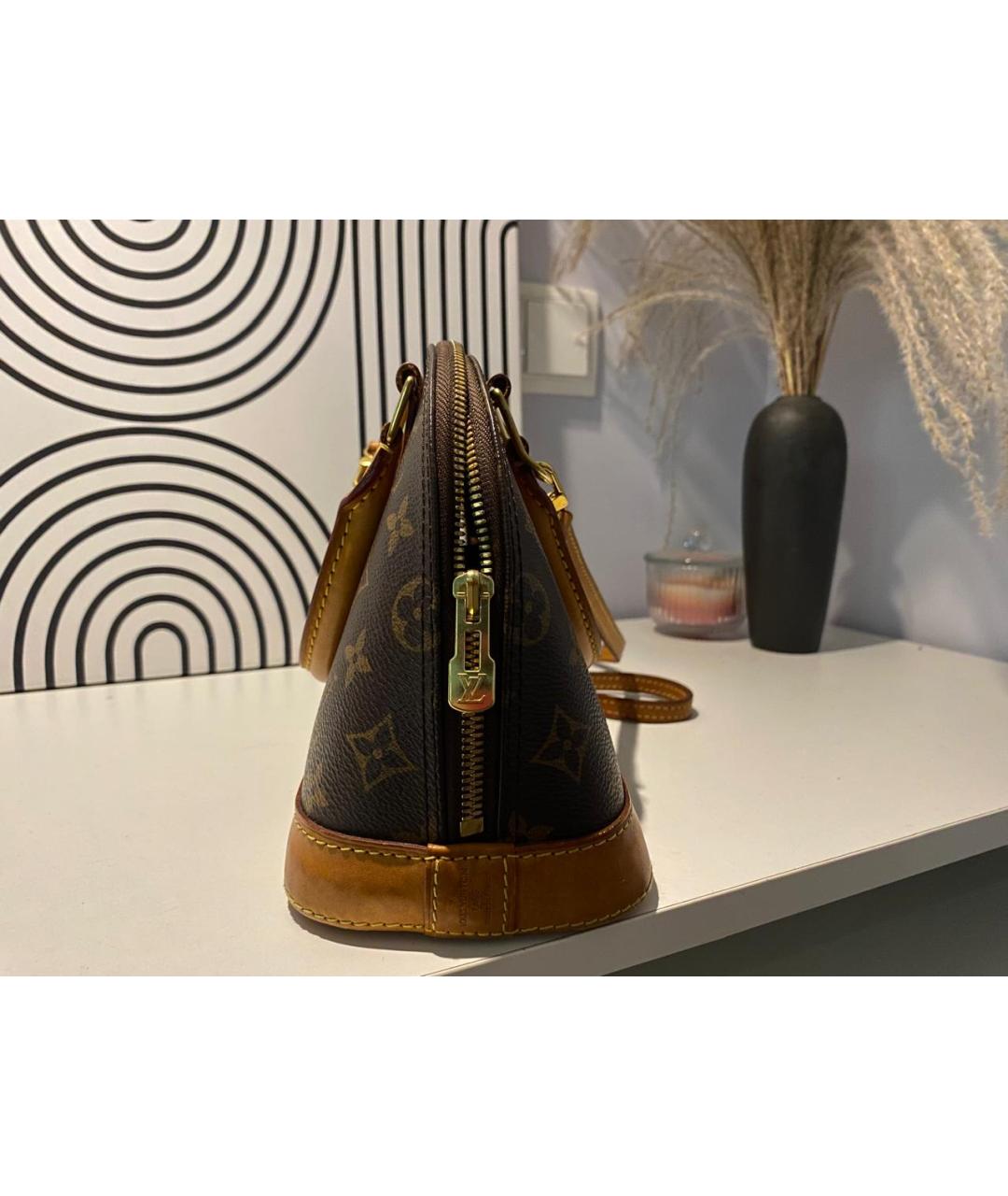 LOUIS VUITTON Коричневая сумка через плечо, фото 2