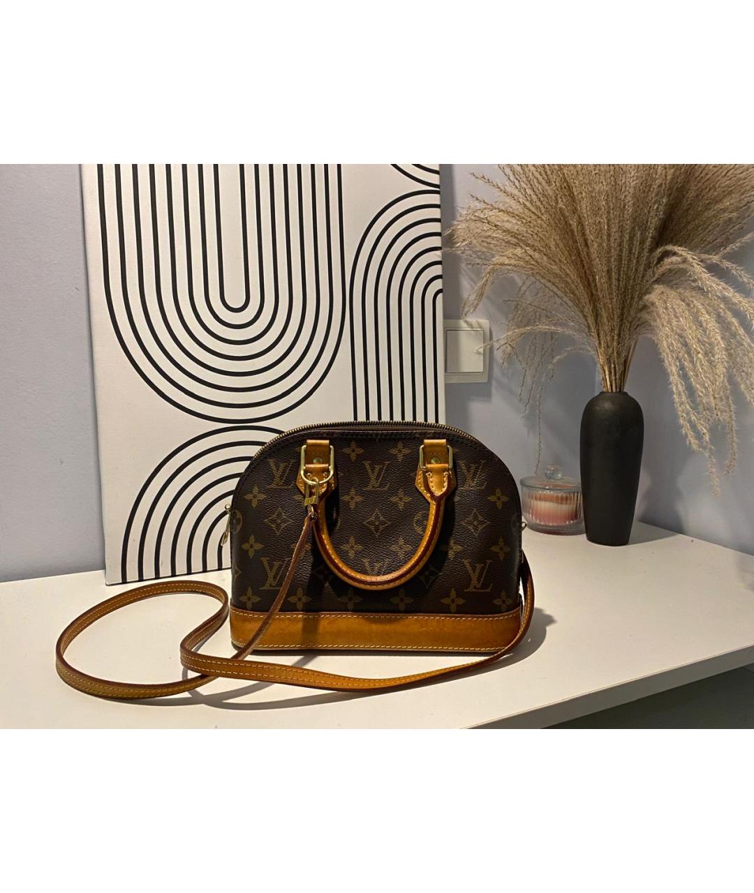 LOUIS VUITTON Коричневая сумка через плечо, фото 8