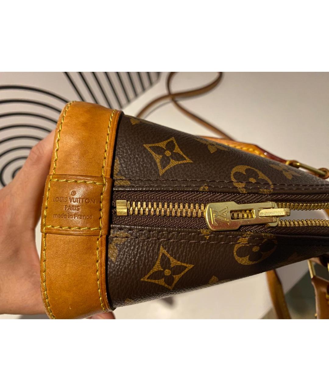 LOUIS VUITTON Коричневая сумка через плечо, фото 7