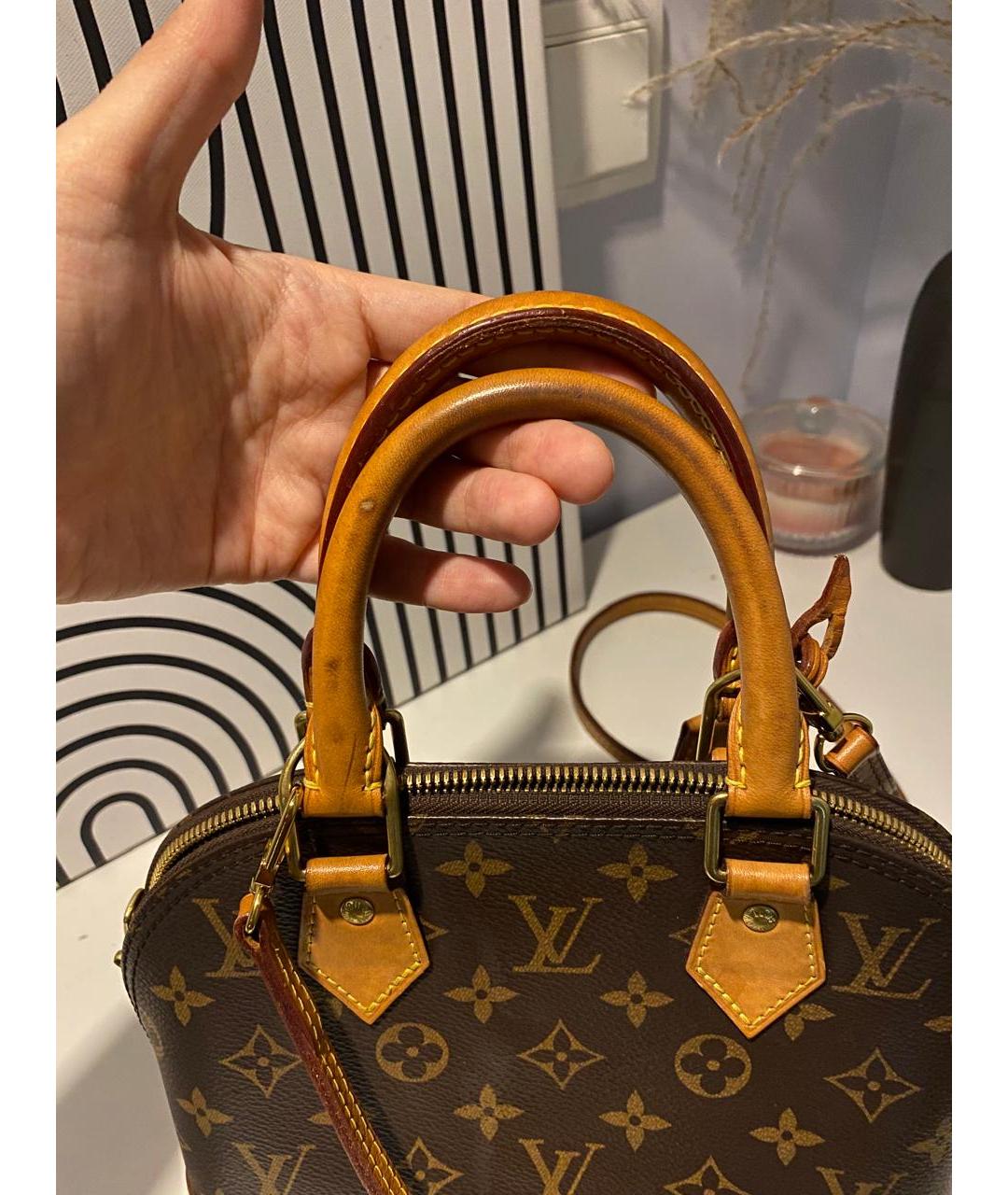 LOUIS VUITTON Коричневая сумка через плечо, фото 4