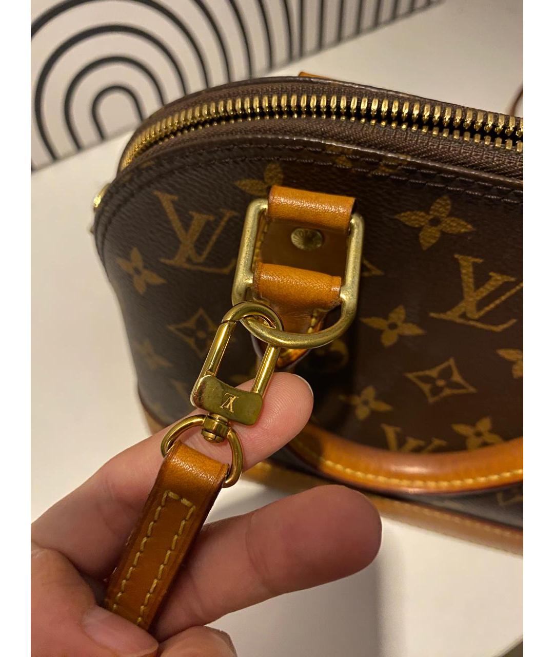 LOUIS VUITTON Коричневая сумка через плечо, фото 6