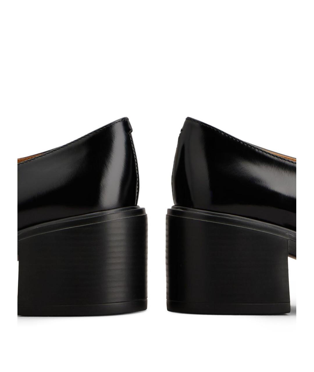 TOD'S Черные кожаные лоферы, фото 5