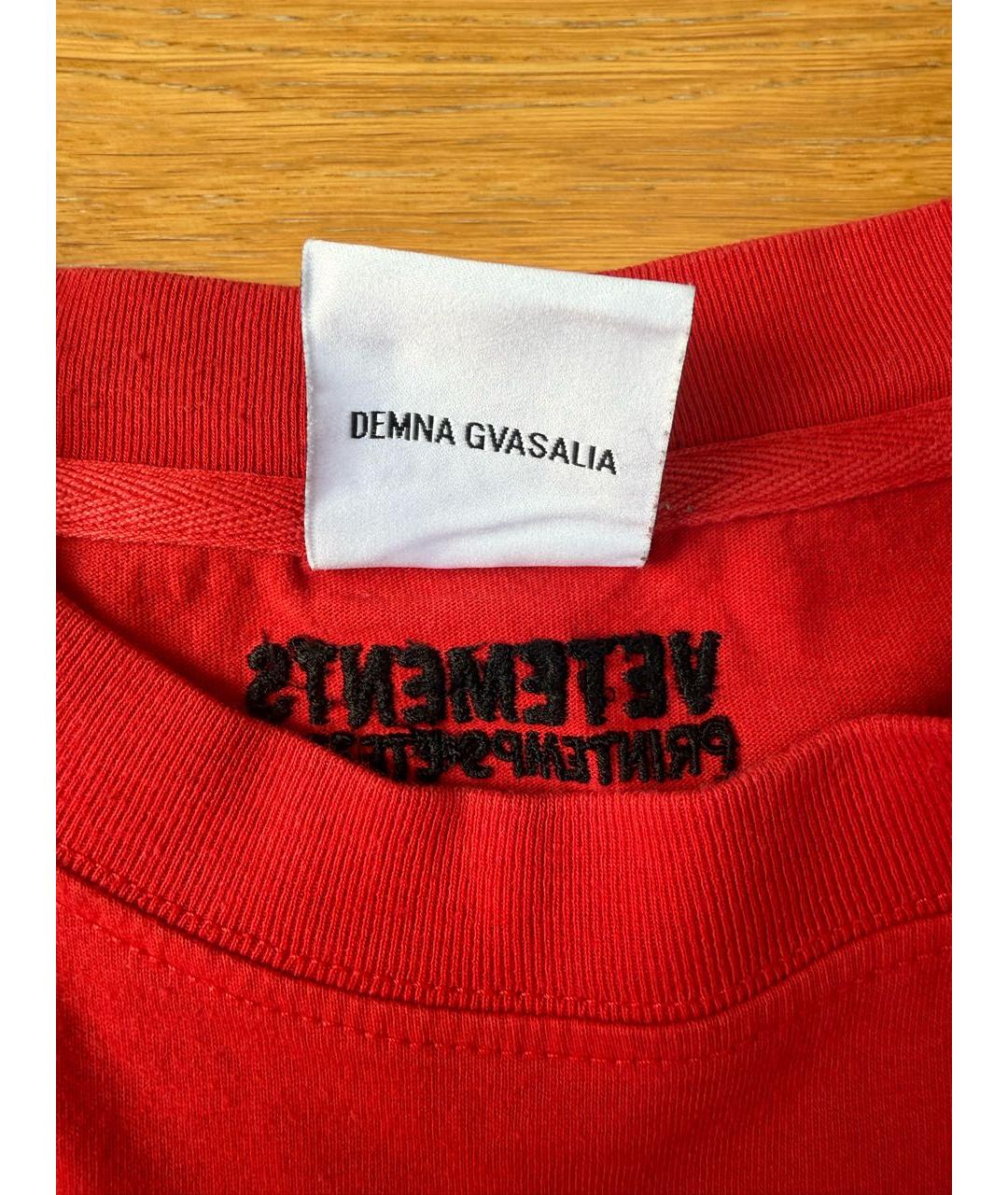 VETEMENTS Мульти хлопковая футболка, фото 5