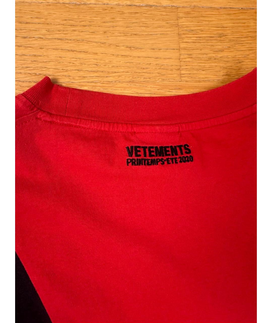 VETEMENTS Мульти хлопковая футболка, фото 6